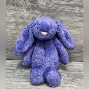Jellycat Little Bashful Saffyre Bunny Purple 8” Plush Authentic Adorable